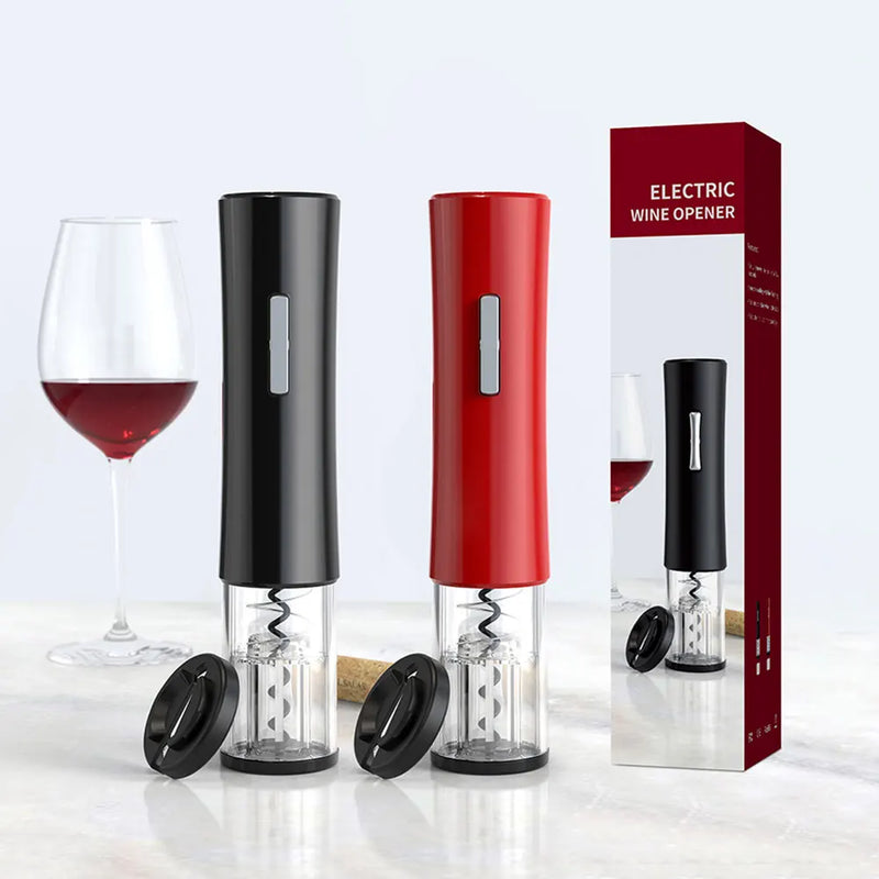 Electric Opener Automatic Corkscrew Wine Openers for Beer Battery Bottle Opener Foil Cutter Cutter for Party Bar Wine Lover - likehome