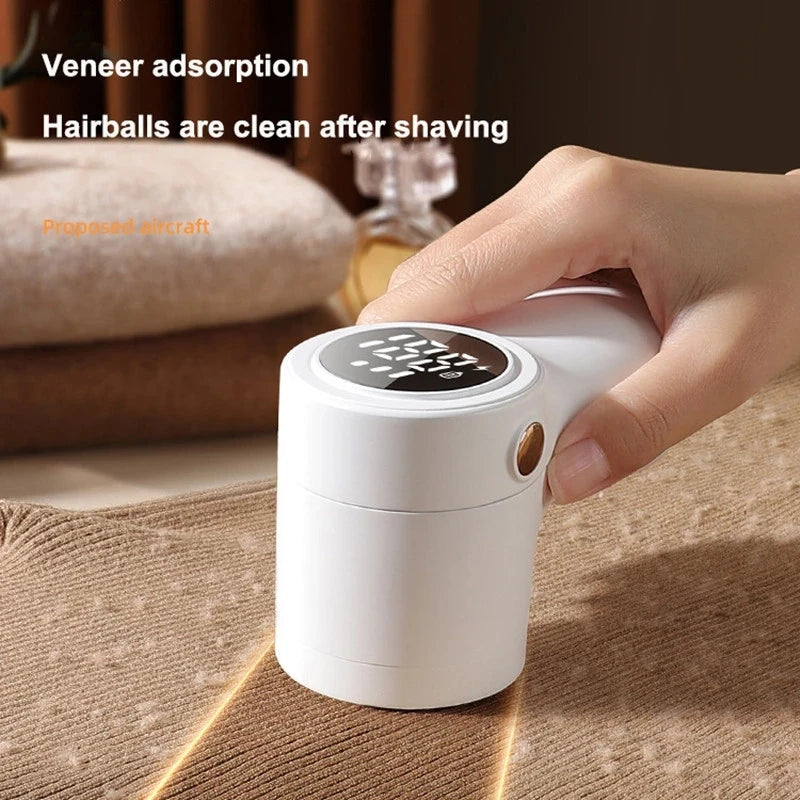 New Electric Hairball Trimmer Smart LED Digital Display Fabric Lint Remover USB Charging Portable Professional Fast Household - likehome