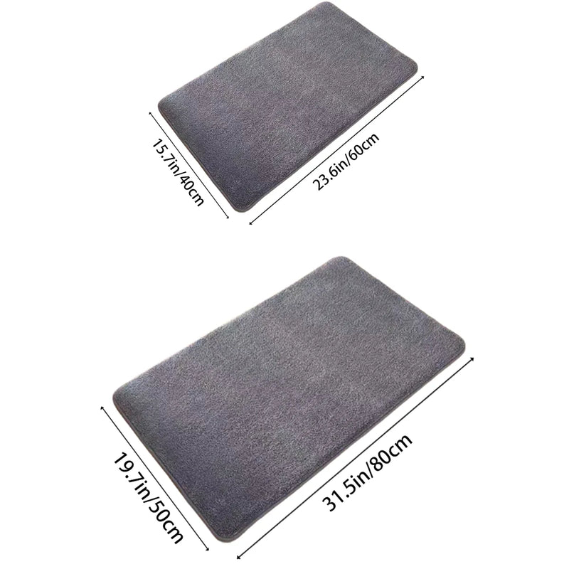 Super absorbent floor mat, super absorbent bath mat, super anti slip coral velvet bathroom floor mat, door mat - likehome