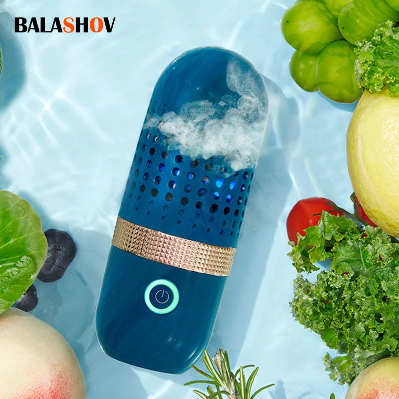 Portable Washing Capsules Vegetable Washers Fruit Machine Disinfection Food Purifier Disinfect Vegetables Disinfector Cleaner - likehome