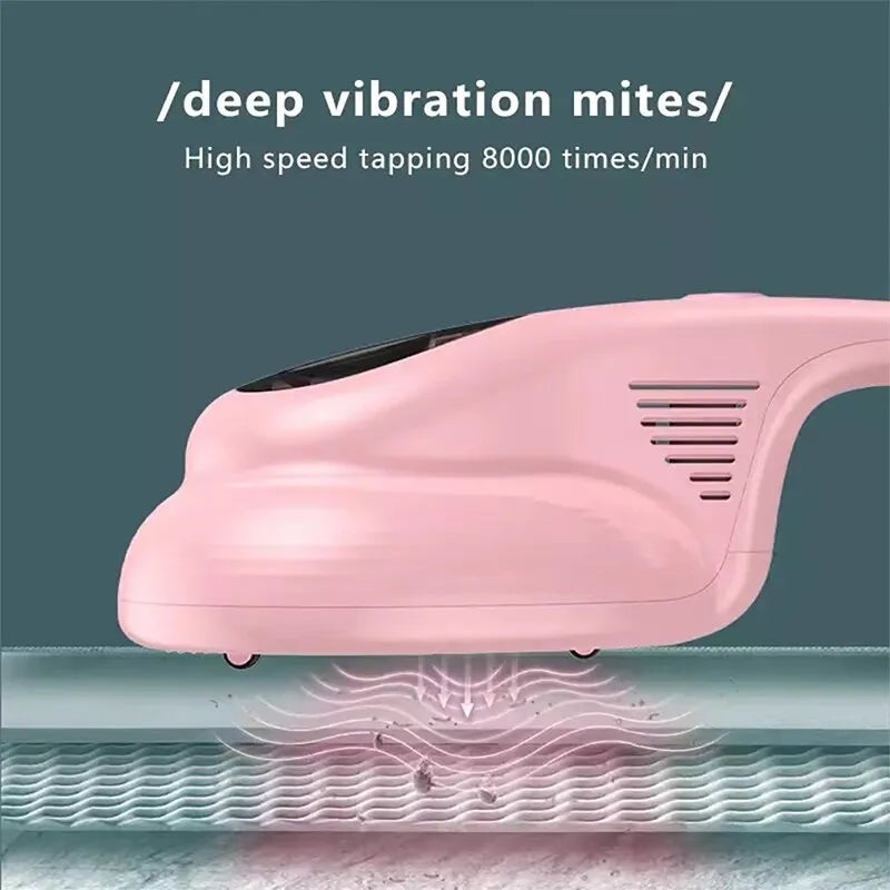 Ultraviolet Mite Removal Instrument 10000PA Vacuum Cleaner Cordless Handheld Vacuum For Mattress Sofa Bed Home Detachable Filter - likehome